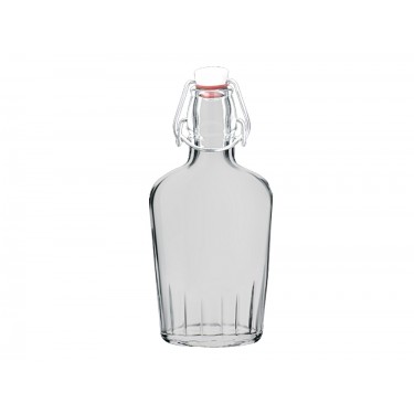 Φιάλη Με Πώμα Διάφανο Γυαλί 250ml