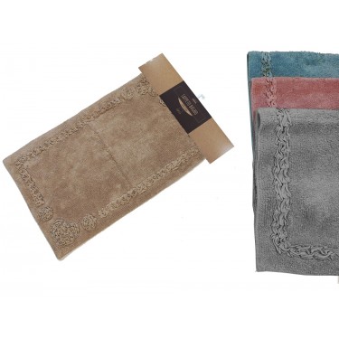 Πατάκι Μπάνιου 100%  Βαμβακερό 50x80cm Σε 4 Χρώματα