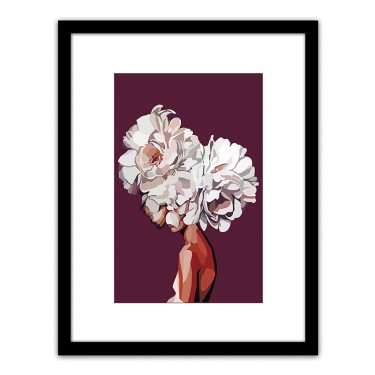 Πίνακας Σε Κορνίζα ArteLibre Πλαστικό -Γυναικεία Φιγούρα- 35x45x1.8cm