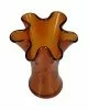 Βάζο Amber Ανακυκλωμένο Γυαλί 20x20x23cm Βάζο Amber Ανακυκλωμένο Γυαλί 20x20x23cm