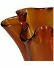 Βάζο Amber Ανακυκλωμένο Γυαλί 20x20x23cm Βάζο Amber Ανακυκλωμένο Γυαλί 20x20x23cm