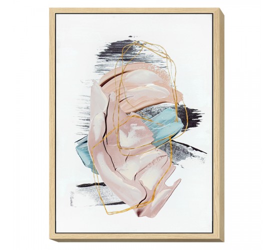 Πίνακας Σε Κορνίζα -Abstract- Καμβάς 50x70x4cm Πίνακας Σε Κορνίζα -Abstract- Καμβάς 50x70x4cm