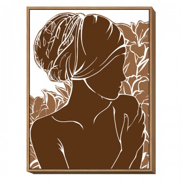 Πίνακας Σε Κορνίζα ArteLibre -Γυναικεία Φιγούρα- Καμβάς 60x80x3.5cm