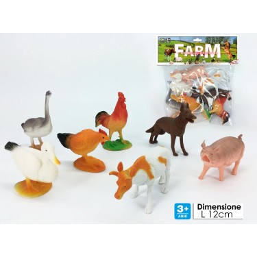 Φιγούρες Ζώα Της Φάρμας Πλαστικό Σετ 7Τμχ Για 3  Ετών