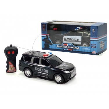 Τηλεκατευθυνόμενο Αυτοκίνητο Ειδικών Δυνάμεων Μαύρο Πλαστικό 21cm Μπαταρίας Για 5  Ετών