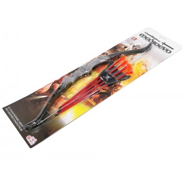 Παιδικό Μεσαιωνικό Τόξο Και 4 Βέλη Πλαστικό Για 8  Ετών