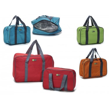 Τσάντα Ισοθερμική 24 6lt Σετ 2Τμχ Σε 4 Χρώματα