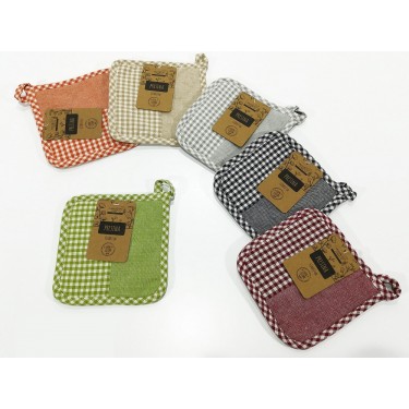 Πετσετάκι Κουζίνας Τετράγωνο 100%  Βαμβακερό 17x17cm Σε 6 Σχέδια