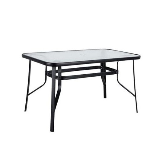 Τραπέζι Μεταλλικό ArteLibre SUN Μαύρο 140x80x70cm Τραπέζι Μεταλλικό ArteLibre SUN Μαύρο 140x80x70cm