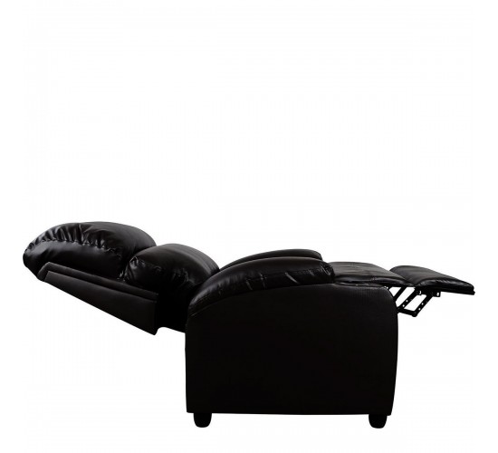 Πολυθρόνα Ανακλινόμενη ArteLibre CHEER Μαύρο PU 72x89x106cm Πολυθρόνα Ανακλινόμενη ArteLibre CHEER Μαύρο PU 72x89x106cm