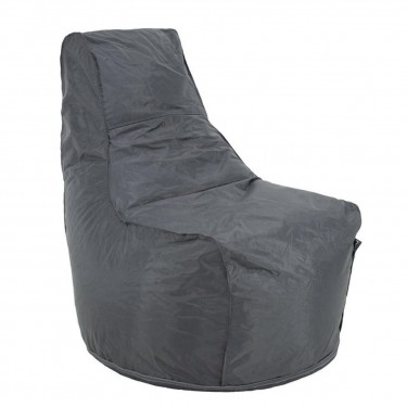 Πουφ Πολυθρόνα ArteLibre JENETH 100%  Αδιάβροχο Γκρι Ύφασμα 77x77x90cm