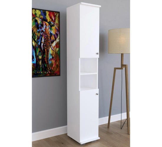 Έπιπλο Εισόδου ArteLibre ELNA Λευκό Μοριοσανίδα 30x35x177cm