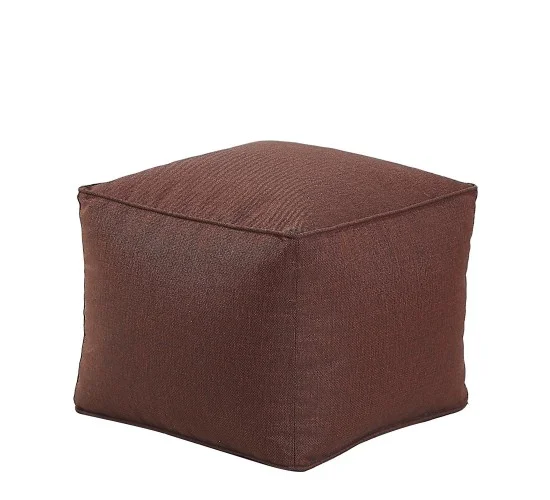 Πουφ KHEPRI Κόκκινο Ύφασμα 45x45x37cm Πουφ KHEPRI Κόκκινο Ύφασμα 45x45x37cm
