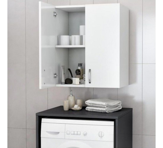 Ντουλάπι Μπάνιου ArteLibre WIDELENE Λευκό Μοριοσανίδα 55x28x70cm Ντουλάπι Μπάνιου ArteLibre WIDELENE Λευκό Μοριοσανίδα 55x28x70cm