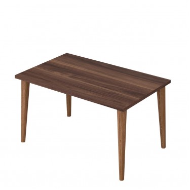 Τραπεζάκι Σαλονιού ArteLibre AMALUR Καρυδί Μοριοσανίδα/Ξύλο 40x72x45cm