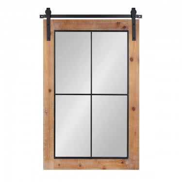 Καθρέπτης Τοίχου ArteLibre Φυσικό MDF 56x93x3cm