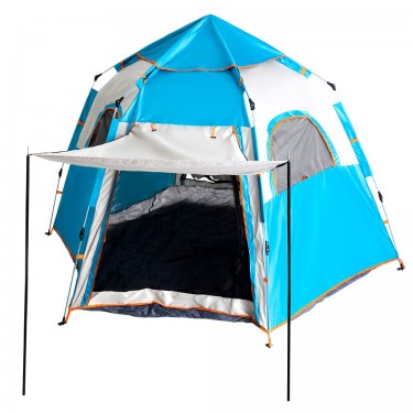 Σκηνή Αυτόματη 4 Ατόμων ArteLibre TUVALU Μπλε 2.6x2.6x1.4m