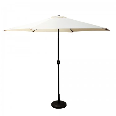 Ομπρέλα Κήπου ArteLibre GRACIOSA Μπεζ/Μαύρο Αλουμίνιο/Ύφασμα Φ3x2.55m