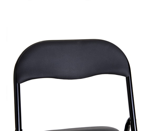 Καρέκλα Πτυσσόμενη ArteLibre PRASLIN Μαύρο Μέταλλο/PVC 41x44x79cm Καρέκλα Πτυσσόμενη ArteLibre PRASLIN Μαύρο Μέταλλο/PVC 41x44x79cm