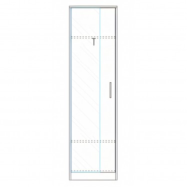 Ντουλάπα ArteLibre KINE Φυσικό Μοριοσανίδα 60x40x180cm