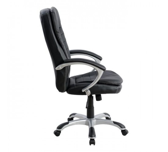 Καρέκλα Γραφείου ArteLibre EYPYΔIKH Μαύρο PU 62x60x108-116cm