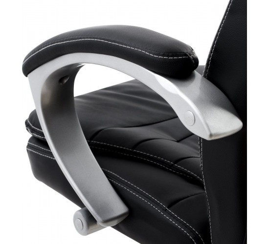 Καρέκλα Γραφείου ArteLibre EYPYΔIKH Μαύρο PU 62x60x108-116cm