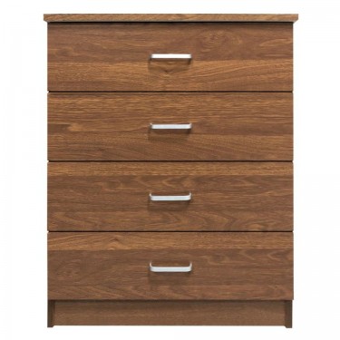 Συρταριέρα ArteLibre OCOLA Καρυδί Μοριοσανίδα/Μελαμίνη 60x40x80cm