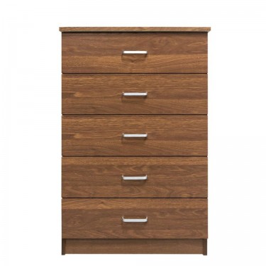 Συρταριέρα ArteLibre STONECROP Καρυδί Μοριοσανίδα/Μελαμίνη 60x40x97cm