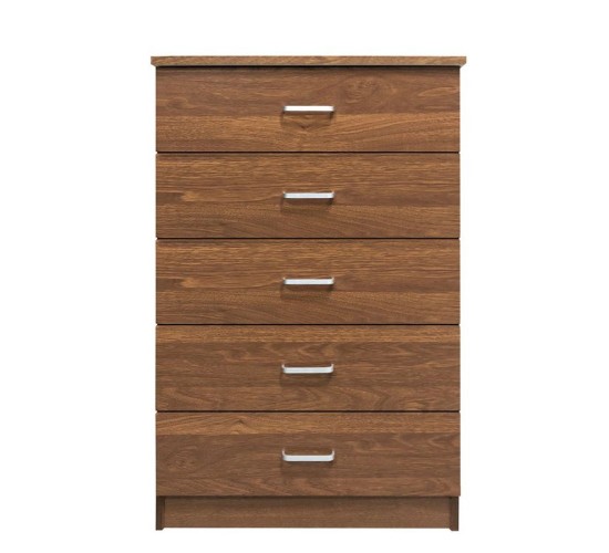 Συρταριέρα ArteLibre STONECROP Καρυδί Μοριοσανίδα/Μελαμίνη 60x40x97cm