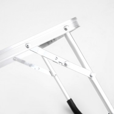 Τραπέζι Σπαστό ArteLibre ELYSIUM Λευκό Αλουμίνιο 60x40x26cm