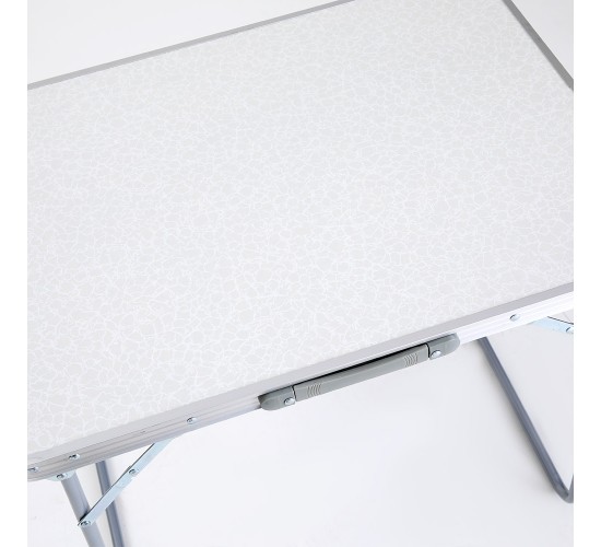 Τραπέζι Σπαστό ArteLibre BLISS Λευκό Αλουμίνιο 70x50x60cm Τραπέζι Σπαστό ArteLibre BLISS Λευκό Αλουμίνιο 70x50x60cm