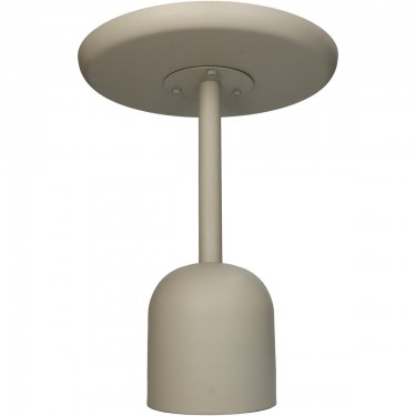 Τραπεζάκι ArteLibre Ιβουάρ Μέταλλο 37x37x46.5cm