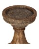 Κηροπήγιο Καφέ Polyresin 10x10x36.8cm Κηροπήγιο Καφέ Polyresin 10x10x36.8cm