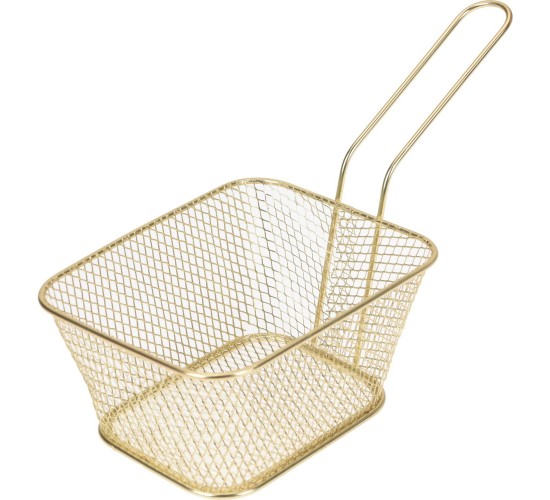 Καλάθι ArteLibre Με Λαβή Χρυσό Μέταλλο 14x11x7cm