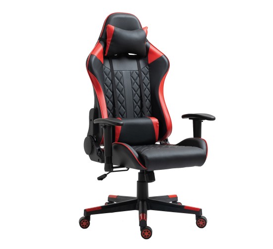 Καρέκλα Γραφείου ArteLibre Gaming ENNIS Κόκκινο/Μαύρο PVC 70x55x122-131cm