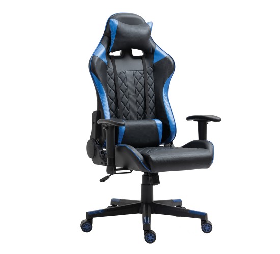 Καρέκλα Γραφείου ArteLibre Gaming ENNIS Μπλε/Μαύρο PVC 70x55x122-131cm