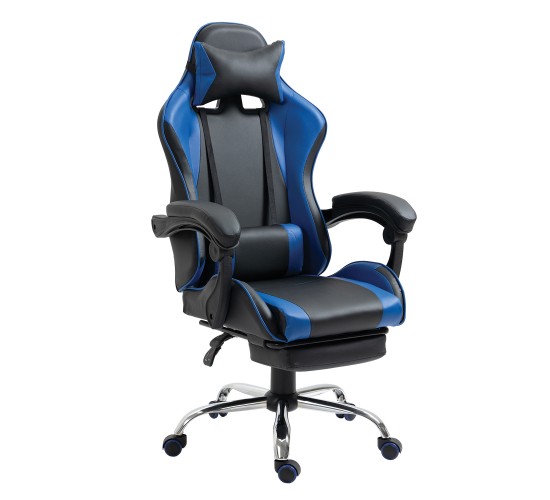 Καρέκλα Γραφείου ArteLibre Gaming BRAY Μπλε/Μαύρο PVC 67x50x120-127cm