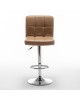 Σκαμπό Bar ArteLibre DIN Με Πλάτη Πτυσσόμενο Cappuccino PVC/Μέταλλο 44x50x92-113cm Σκαμπό Bar ArteLibre DIN Με Πλάτη Πτυσσόμενο Cappuccino PVC/Μέταλλο 44x50x92-113cm