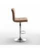 Σκαμπό Bar ArteLibre DIN Με Πλάτη Πτυσσόμενο Cappuccino PVC/Μέταλλο 44x50x92-113cm Σκαμπό Bar ArteLibre DIN Με Πλάτη Πτυσσόμενο Cappuccino PVC/Μέταλλο 44x50x92-113cm