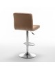 Σκαμπό Bar ArteLibre DIN Με Πλάτη Πτυσσόμενο Cappuccino PVC/Μέταλλο 44x50x92-113cm Σκαμπό Bar ArteLibre DIN Με Πλάτη Πτυσσόμενο Cappuccino PVC/Μέταλλο 44x50x92-113cm