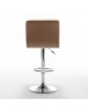 Σκαμπό Bar ArteLibre DIN Με Πλάτη Πτυσσόμενο Cappuccino PVC/Μέταλλο 44x50x92-113cm Σκαμπό Bar ArteLibre DIN Με Πλάτη Πτυσσόμενο Cappuccino PVC/Μέταλλο 44x50x92-113cm