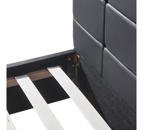 Κρεβάτι ArteLibre ABELIA Μαύρο PU 214.5x170x100cm (Στρώμα 160x200cm) Κρεβάτι ArteLibre ABELIA Μαύρο PU 214.5x170x100cm (Στρώμα 160x200cm)