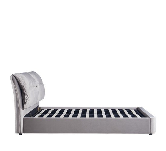 Κρεβάτι Διπλό ACAENA Γκρι Βελούδο (Στρώμα 160x200cm) Κρεβάτι Διπλό ACAENA Γκρι Βελούδο (Στρώμα 160x200cm)