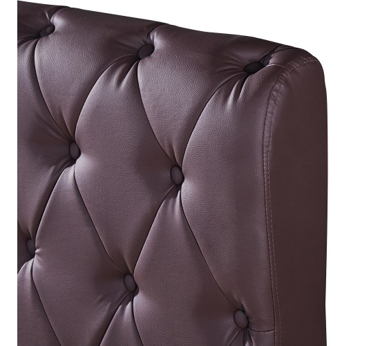 Κρεβάτι ArteLibre ARABIS Καφέ PU 220x160.5x120cm (Στρώμα 150x200cm) Κρεβάτι ArteLibre ARABIS Καφέ PU 220x160.5x120cm (Στρώμα 150x200cm)