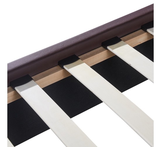 Κρεβάτι ArteLibre ARABIS Καφέ PU 220x160.5x120cm (Στρώμα 150x200cm) Κρεβάτι ArteLibre ARABIS Καφέ PU 220x160.5x120cm (Στρώμα 150x200cm)