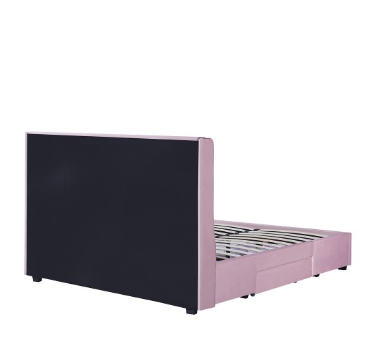 Κρεβάτι Διπλό ArteLibre ANNONA Ανοιχτό Ροζ Βελούδο 217x175x117.5cm (Στρώμα 160x200cm) Κρεβάτι Διπλό ArteLibre ANNONA Ανοιχτό Ροζ Βελούδο 217x175x117.5cm (Στρώμα 160x200cm)