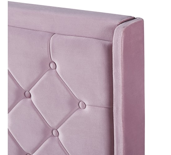 Κρεβάτι Διπλό ArteLibre ANNONA Ανοιχτό Ροζ Βελούδο 217x175x117.5cm (Στρώμα 160x200cm) Κρεβάτι Διπλό ArteLibre ANNONA Ανοιχτό Ροζ Βελούδο 217x175x117.5cm (Στρώμα 160x200cm)