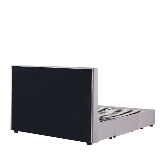 Κρεβάτι Διπλό ANNONA Ivory Βελούδο (Στρώμα 160x200cm) Κρεβάτι Διπλό ANNONA Ivory Βελούδο (Στρώμα 160x200cm)
