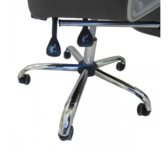 Καρέκλα Γραφείου ArteLibre ΑΝΔΡΟΝΙΚΗ Μαύρη 70x65x112-119cm