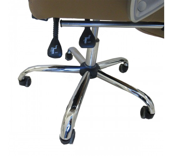 Καρέκλα Γραφείου ArteLibre ΑΝΔΡΟΝΙΚΗ Καφέ 70x65x112-119cm